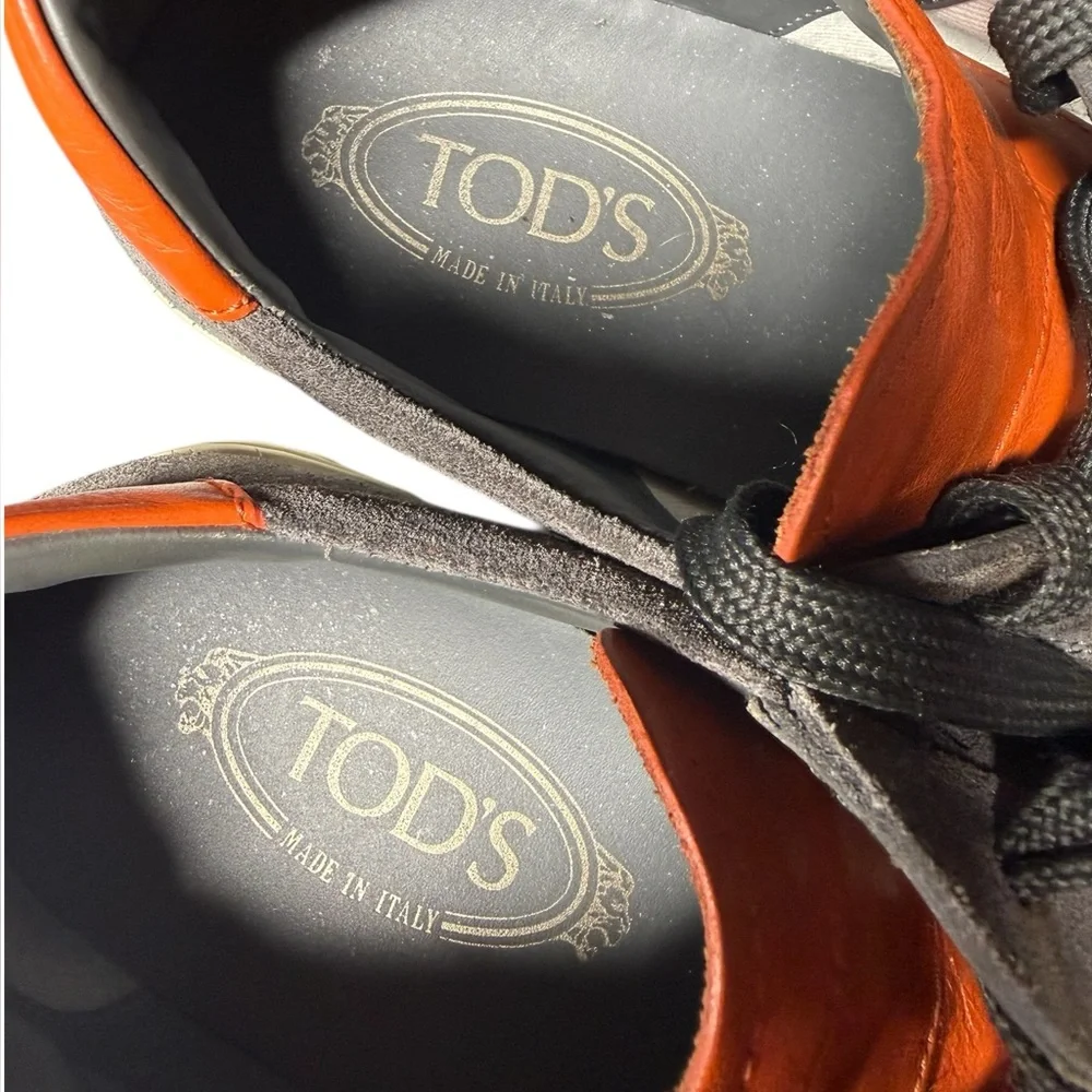 Tod’s Suede and Leather Sneakers